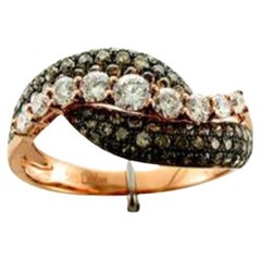 Grand Sample Sale Ring featuring Vanilla Diamonds , Chocolate Diamonds set 