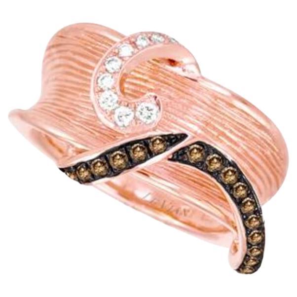 Grand Sample Sale Ring Featuring Vanilla Diamonds, Chocolate Diamonds Set For Sale