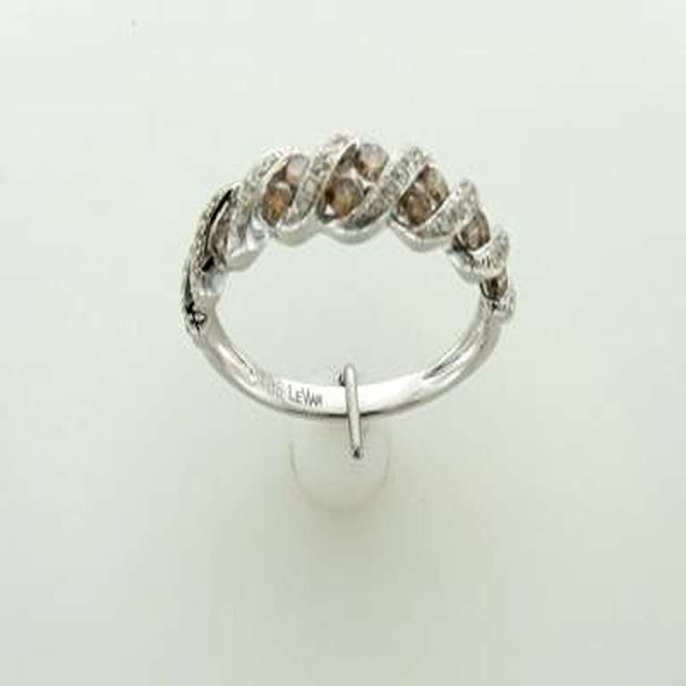 Grand Sample Sale Ring with 1/3cts, Chocolate and 1/6cts, Vanilla Diamonds Set