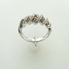 Grand Sample Sale Ring mit 1/3 cts. Schokoladen- und 1/6 Karat. Vanille-Diamanten-Set