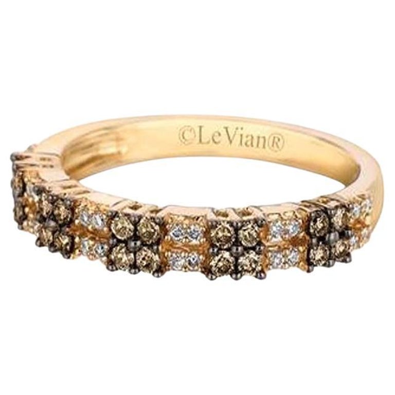 Grand Sample Sale Ring with 1/4cts, Chocolate and 1/10cts, Vanilla ...