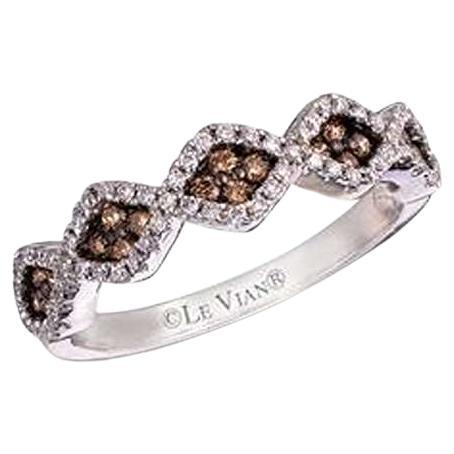 Grand Sample Sale Ring with 1/5cts, Chocolate and 1/5cts, Vanilla Diamonds Set