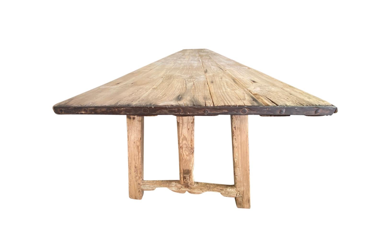 Grand Scale 17th Century Spanish Farm Table For Sale 2