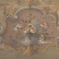 Grand Scale 18th Century Italian Baroque Silver Gilt Headboard