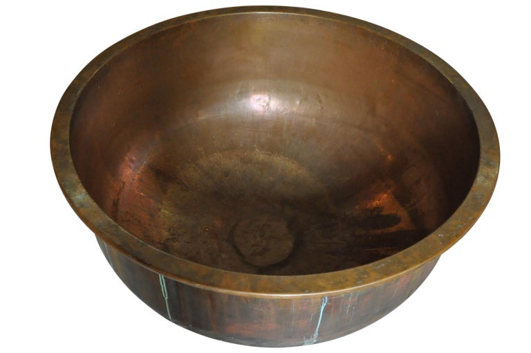 Grand Scale Copper Cheese Vat Kettle at 1stDibs