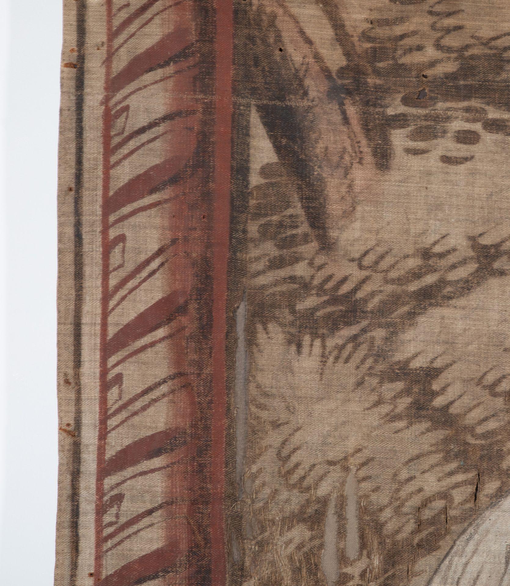 Tenture de Toile peinte flamande du 18ème siècle à grande échelle en vente 7