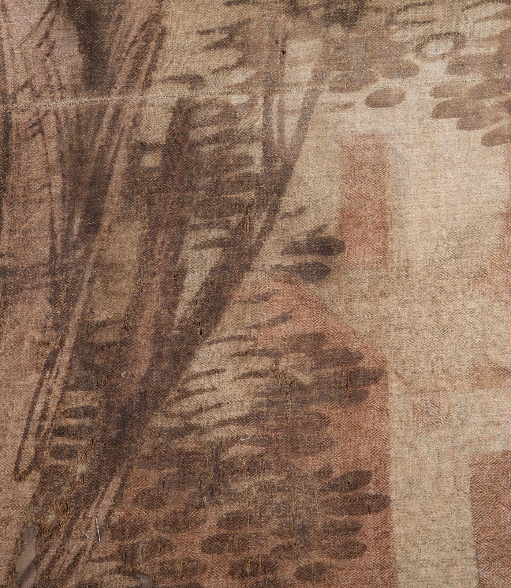 Tenture de Toile peinte flamande du 18ème siècle à grande échelle en vente 9