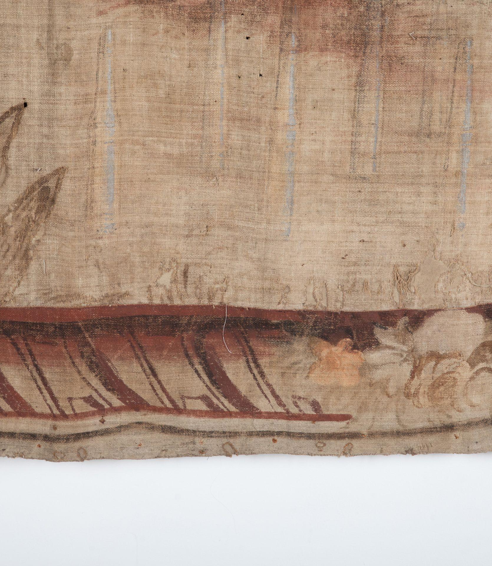 Tenture de Toile peinte flamande du 18ème siècle à grande échelle en vente 5