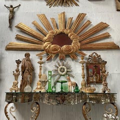 Grand Scale Italian Sunburst Mirror