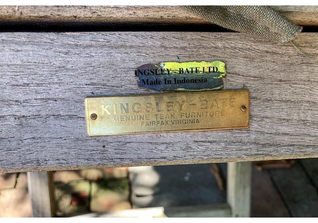 Grand Scale Kingsley Bate Teak Table with 14 Chairs 1