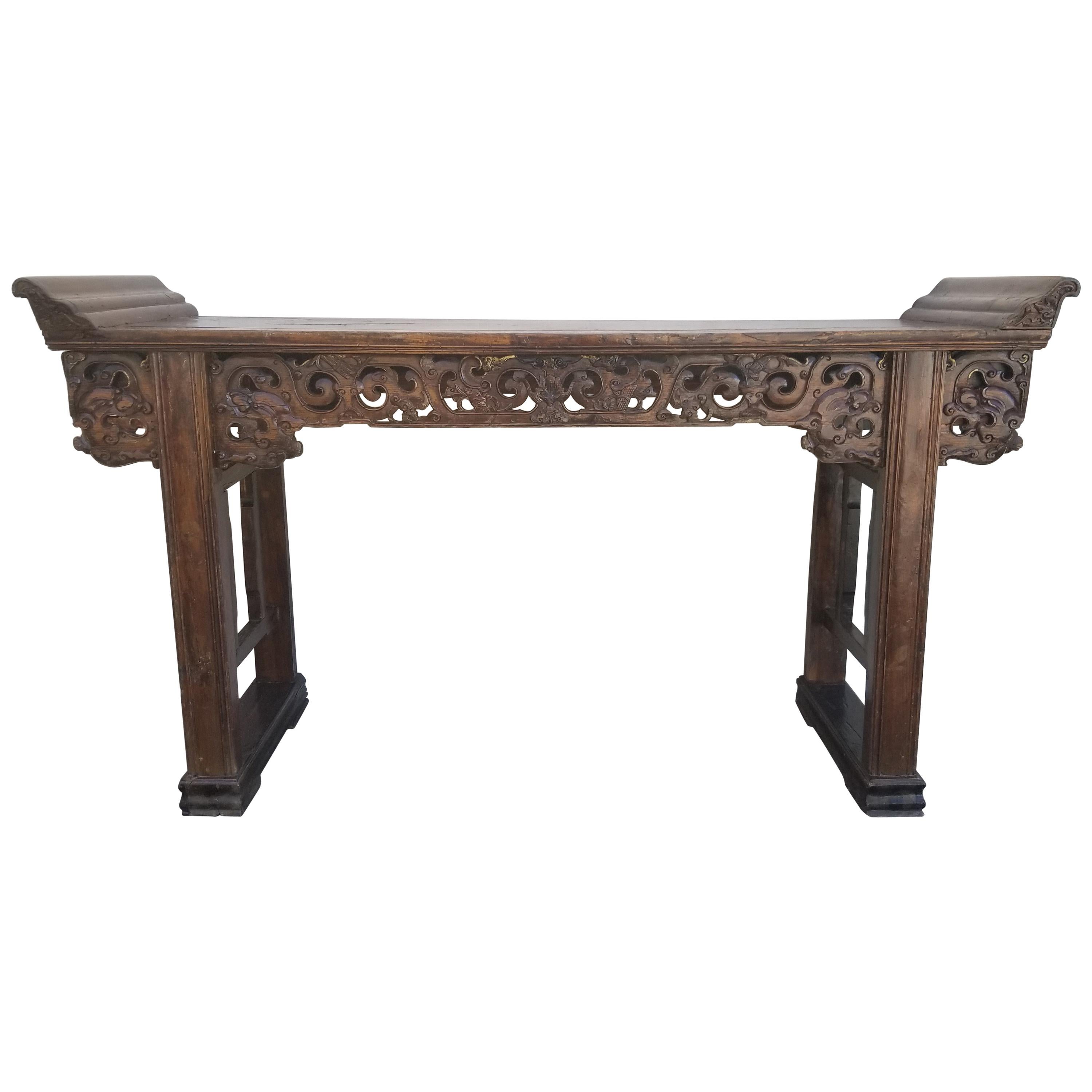Grand-Scale Qing Dynasty Alter Table For Sale