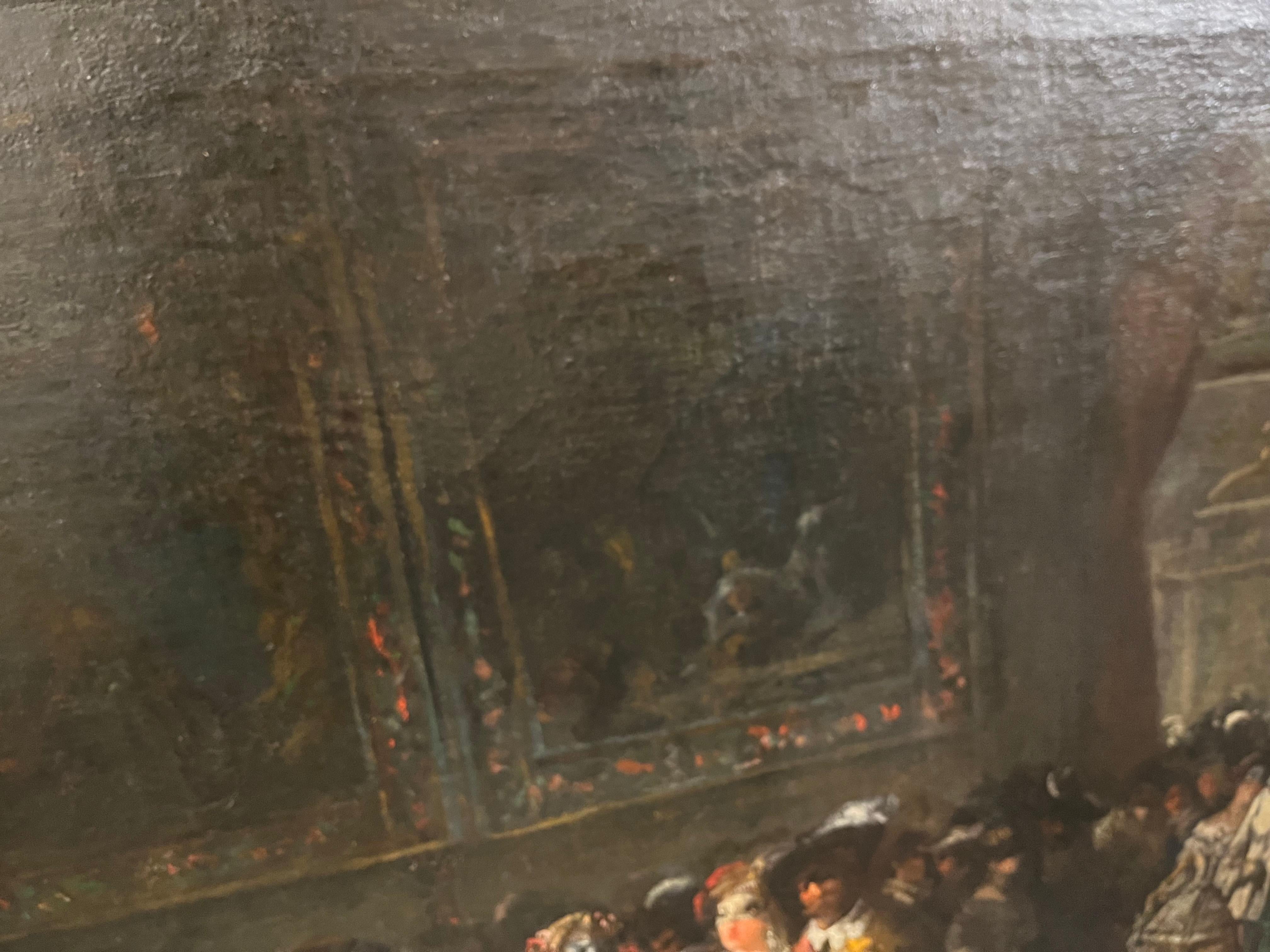 Grand Scale Spanish 17th Century Oil Painting For Sale 6
