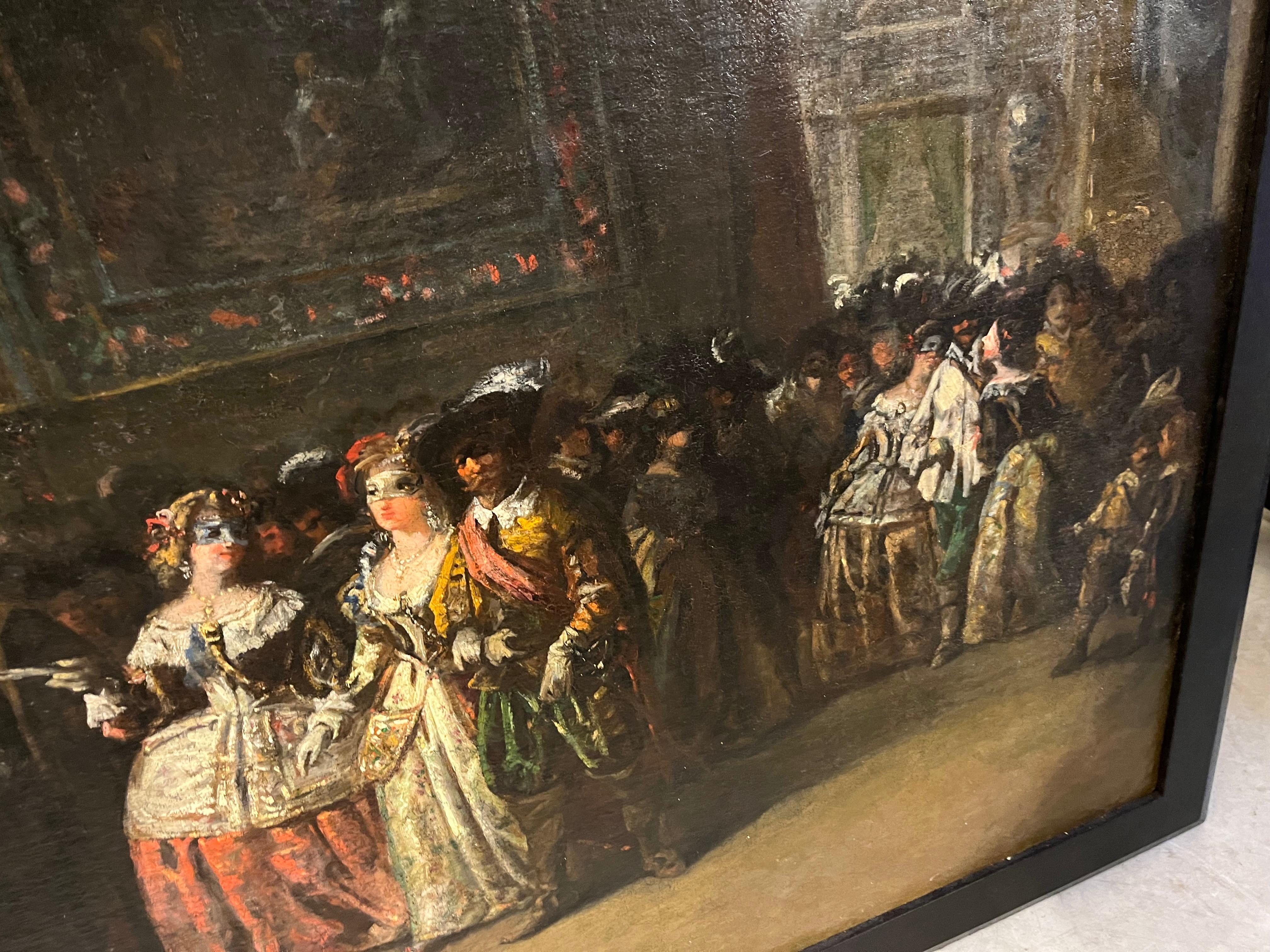 Canvas Grand Scale Spanish 17th Century Oil Painting For Sale
