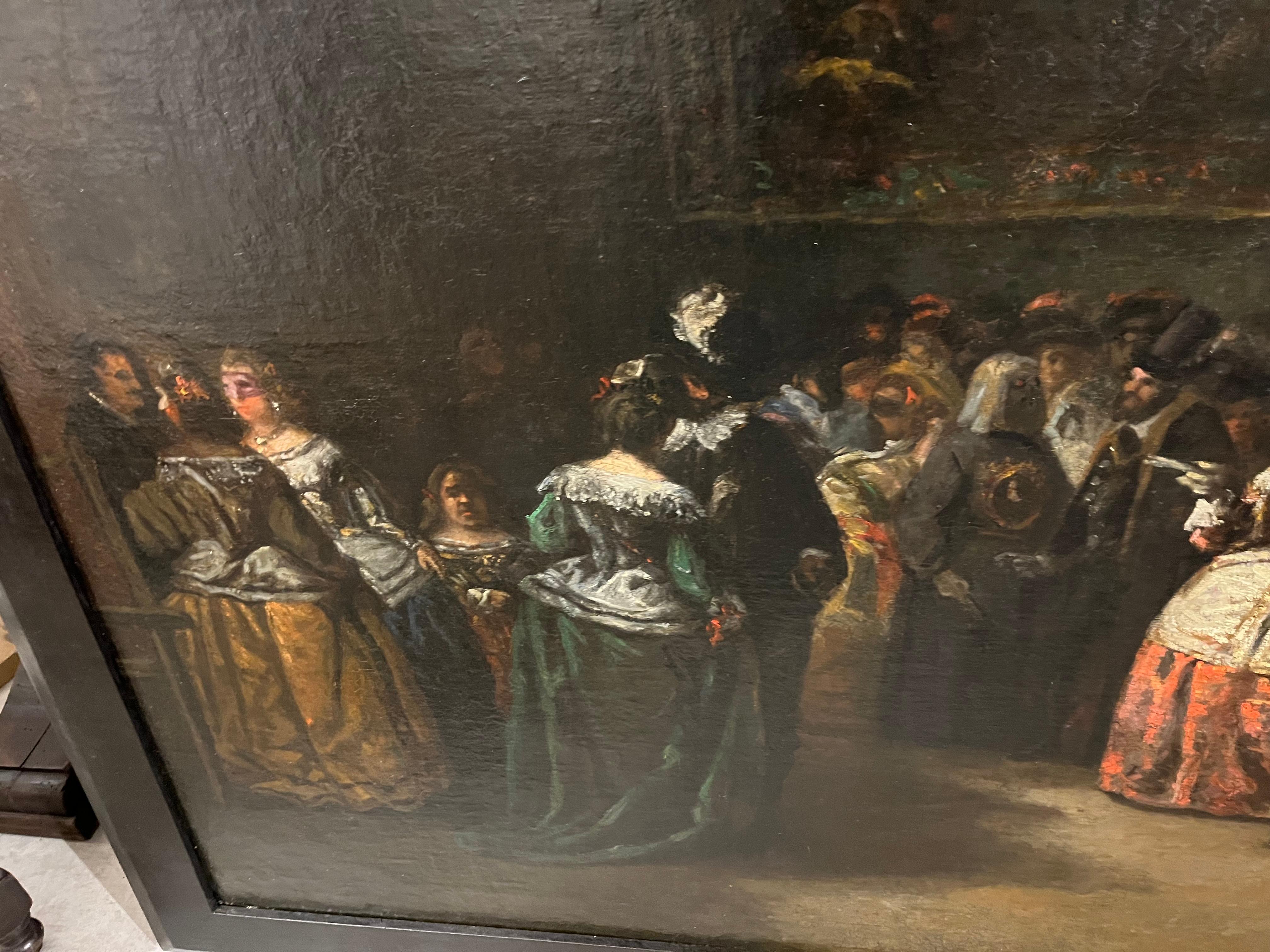Grand Scale Spanish 17th Century Oil Painting For Sale 3