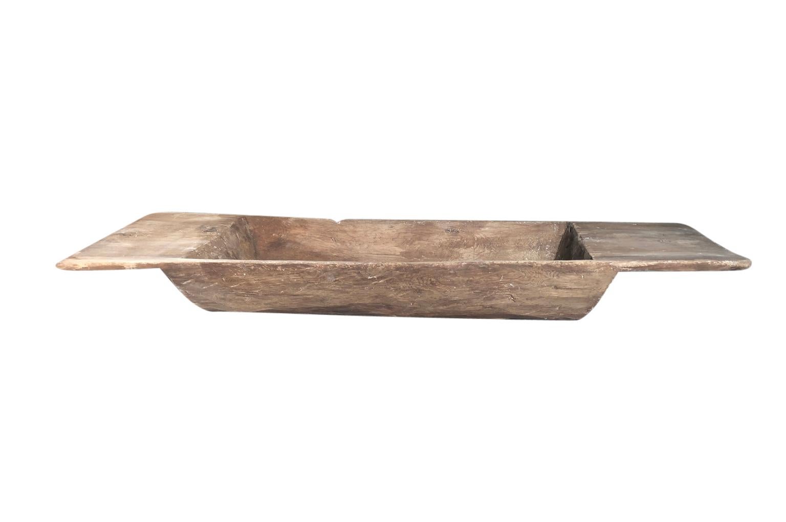 18th Century and Earlier Grand Scale Spanish 18th Century Dough Bowl, Trough For Sale