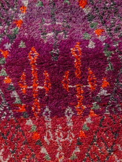 Gran Alfombra Vintage Marroquí Beni M'Tir Curada Por Breuckelen Berber