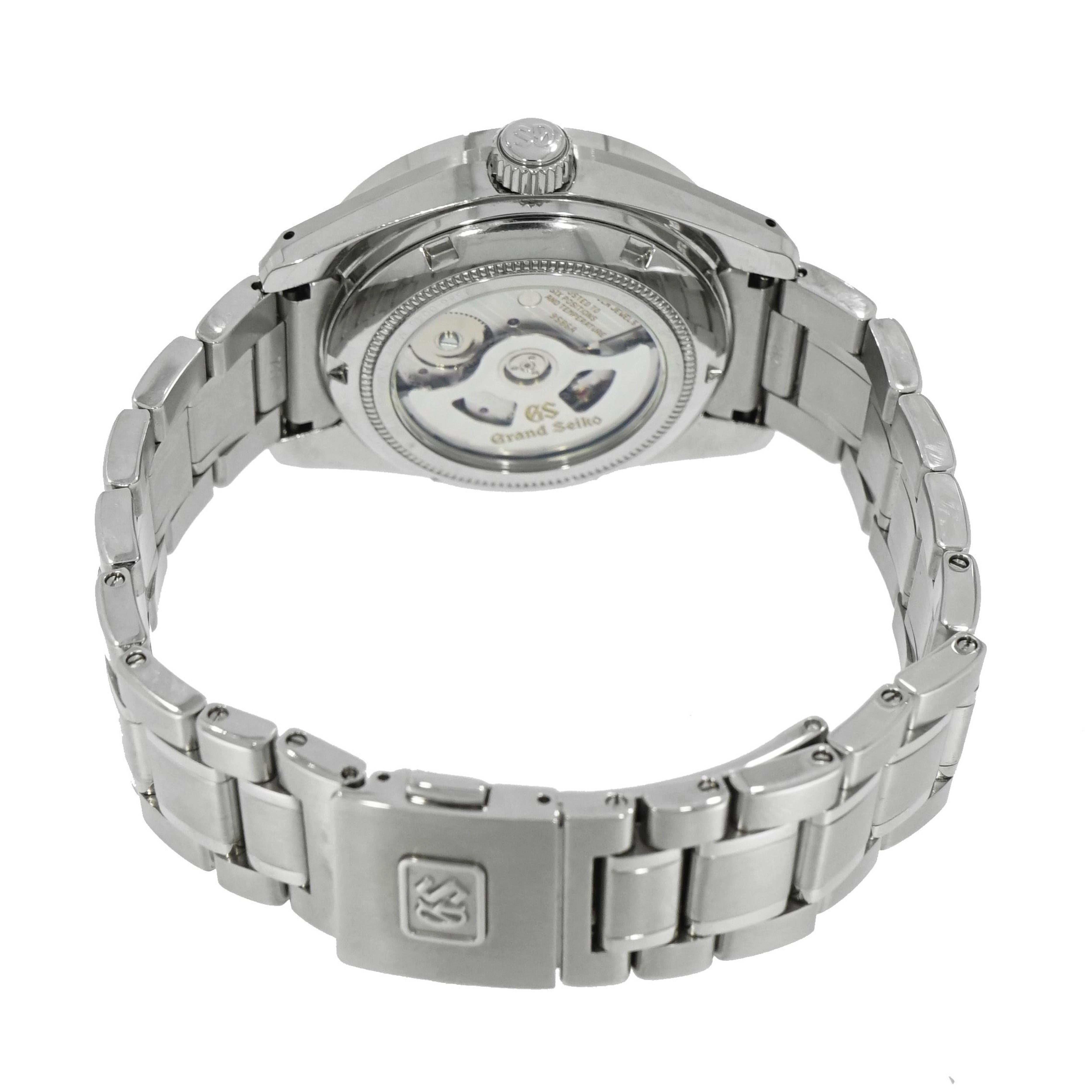 Modern Grand Seiko GMT Stainless Steel Watch