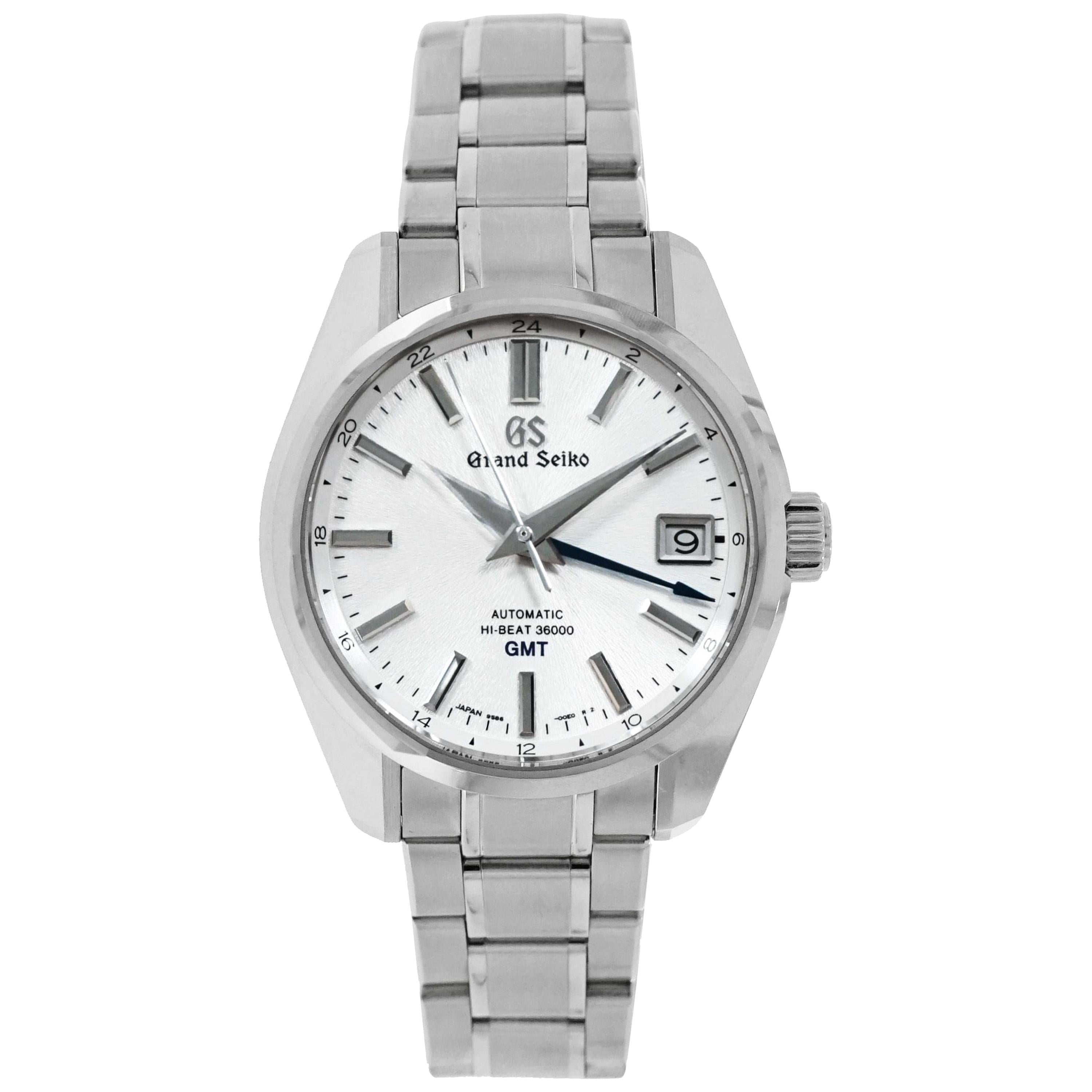 Grand Seiko GMT Stainless Steel Watch
