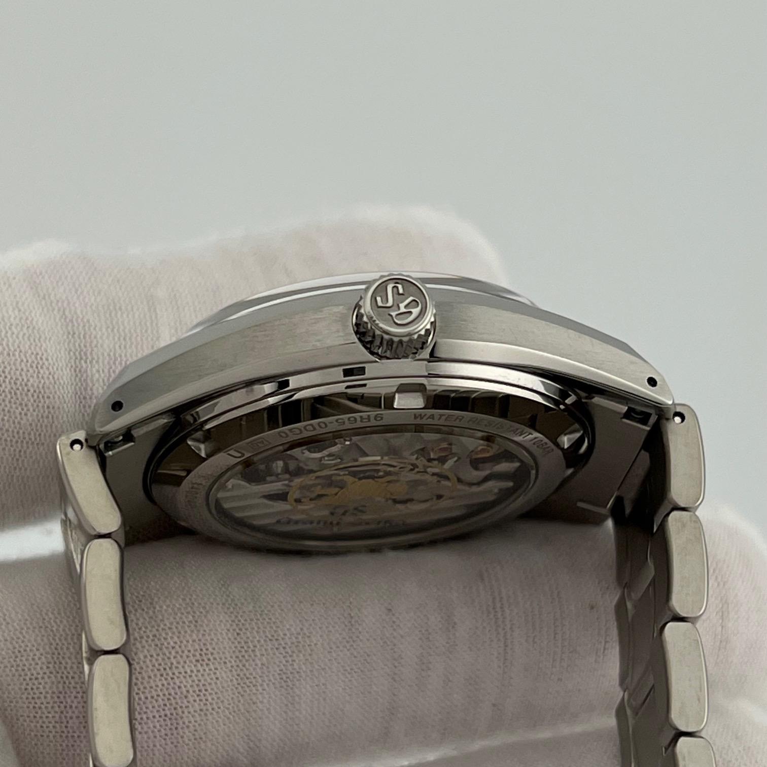 Grand Seiko Heritage Collection Shunbun Pink Spring Drive SBGA413 40mm Box Papier im Angebot 7