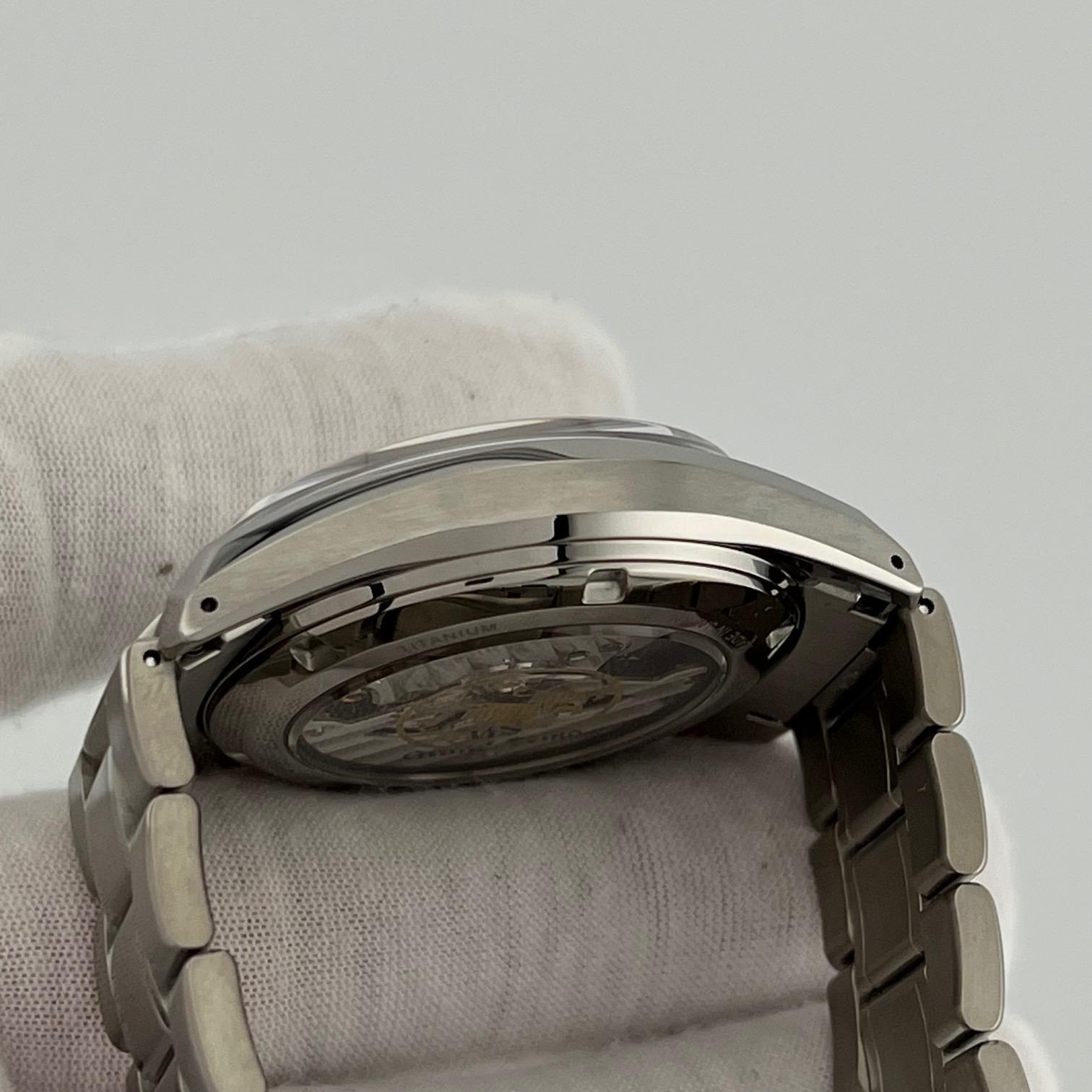 Grand Seiko Heritage Collection Shunbun Pink Spring Drive SBGA413 40mm Box Papier im Angebot 5