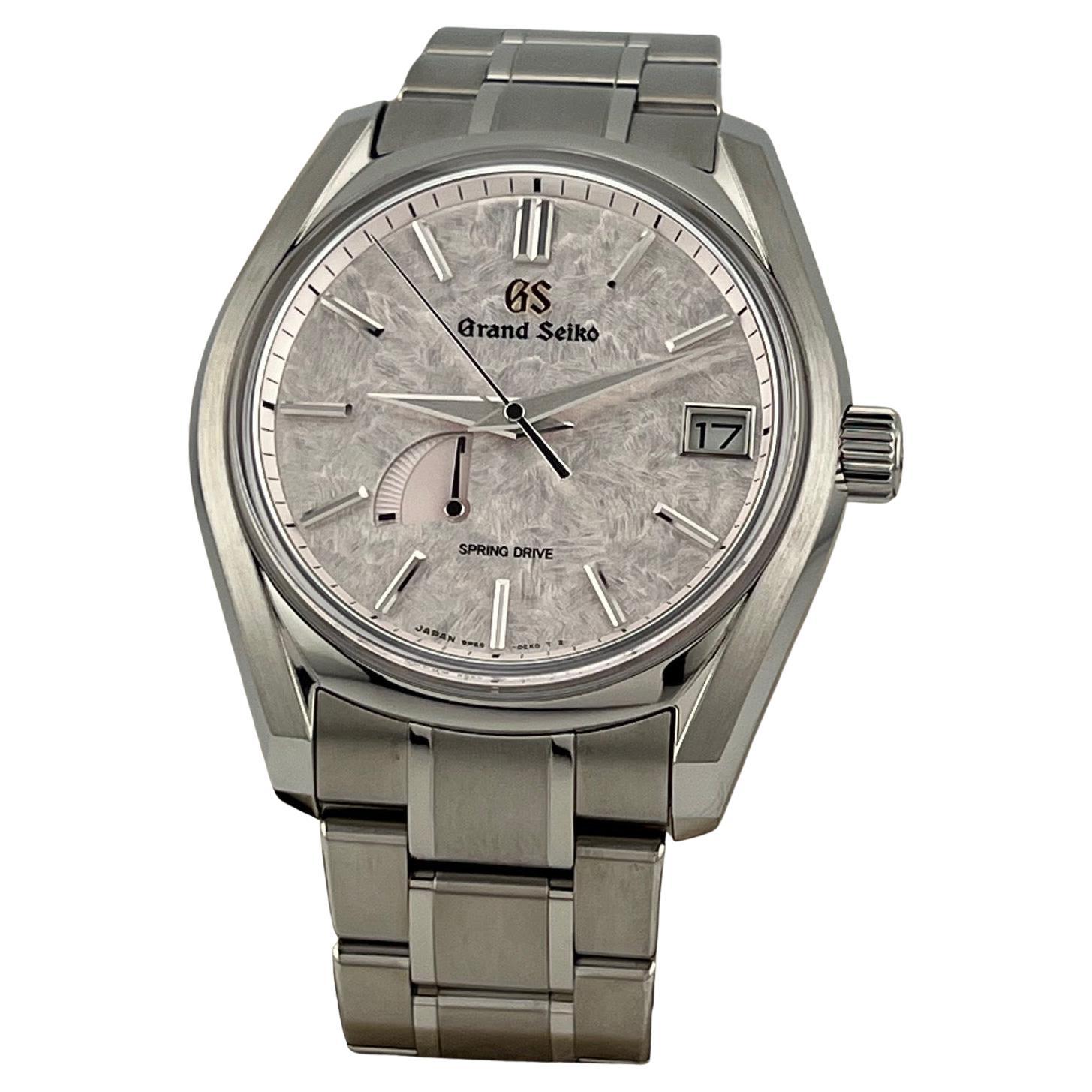 Grand Seiko Heritage Collection Shunbun Pink Spring Drive SBGA413 40mm Box Paper