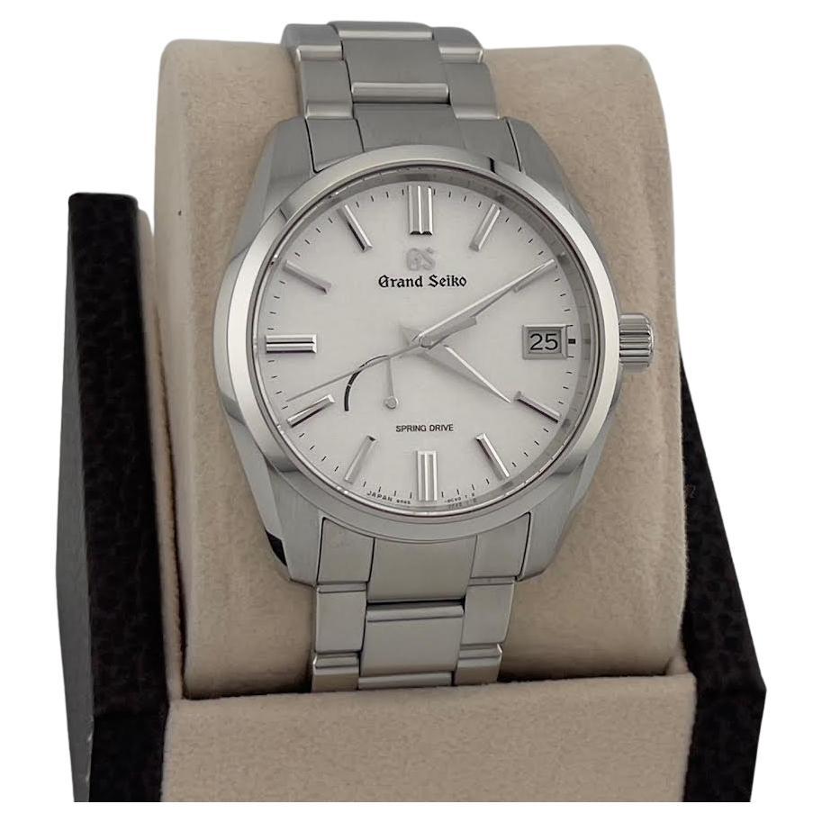 Grand Seiko Heritage Collection Spring Drive SBGA465 40mm Frost Dial Box Paper