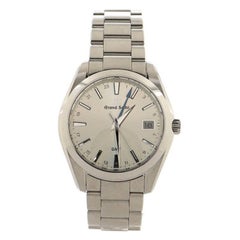 Used Grand Seiko Heritage GMT Quartz Watch Stainless Steel 40