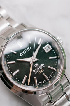 Grand Seiko SBGJ005 Hi-Beat GMT Sunburst Esfera Verde Ganador GPHG 'OG Peacock' 201