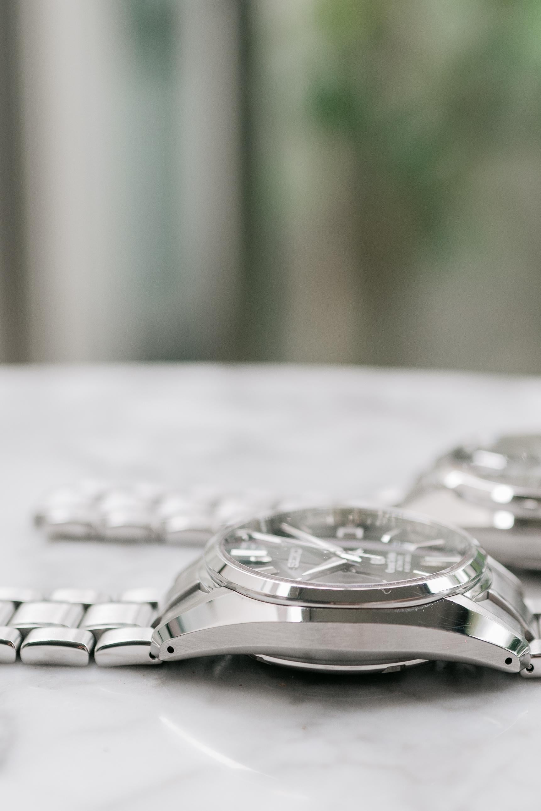 Uomo Grand Seiko SBGJ005 Hi-Beat GMT Sunburst Quadrante Verde GPHG Vincitore 'OG Peacock' 201 in vendita