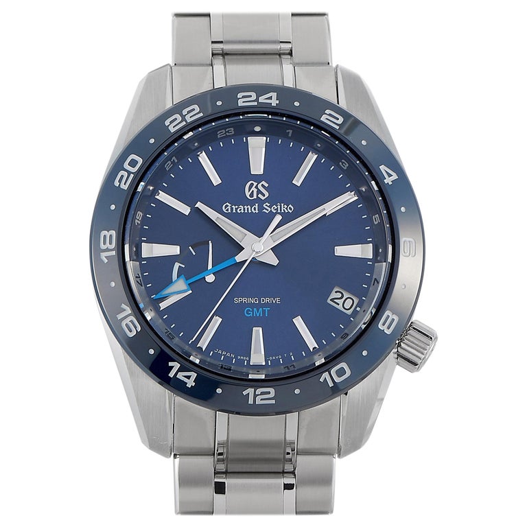 Grand Seiko Sport Collection Spring Drive GMT Watch SBGE255 at 1stDibs