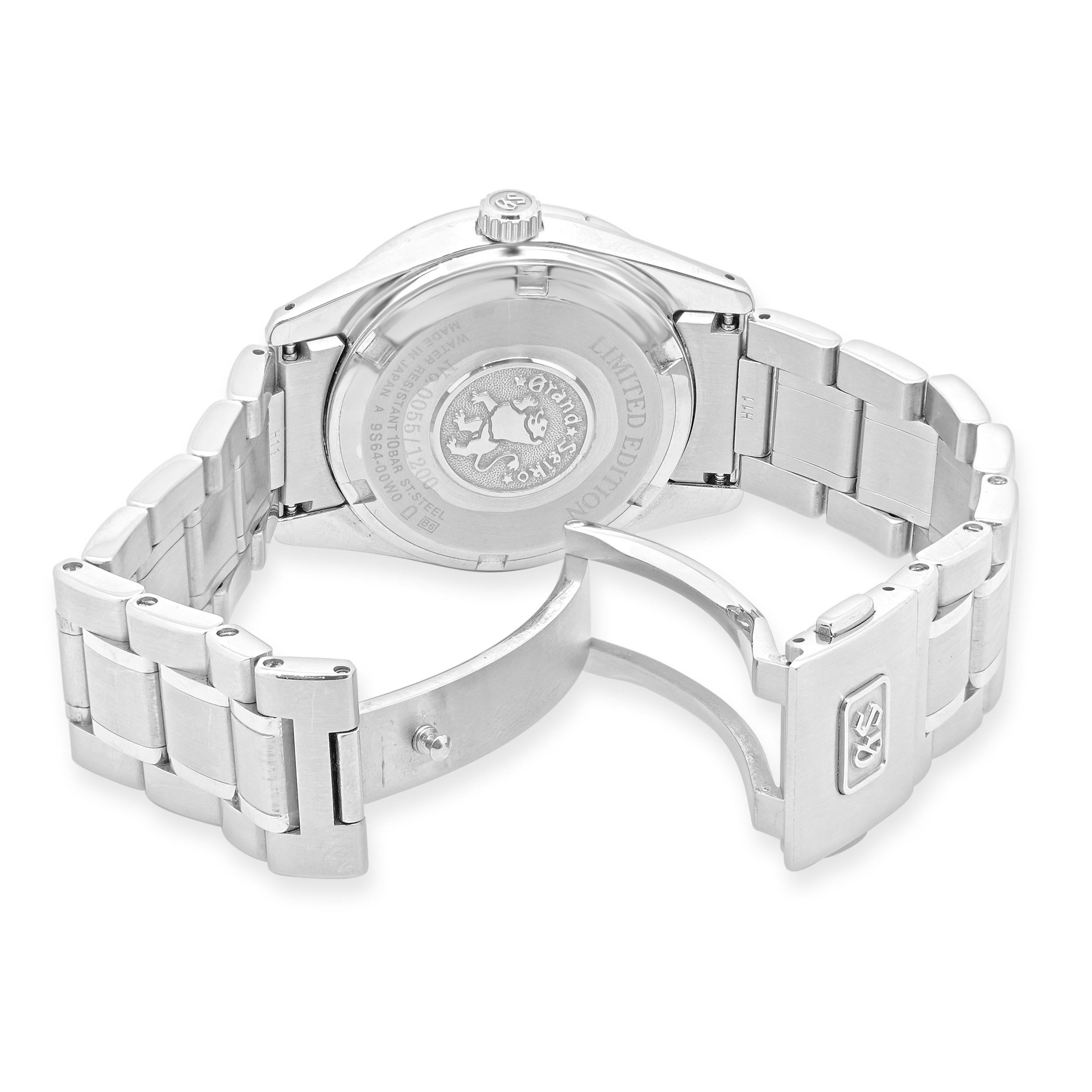 Grand Seiko Acero inoxidable Heritage Edición Limitada 36mm en Excelente estado para la venta en Scottsdale, AZ