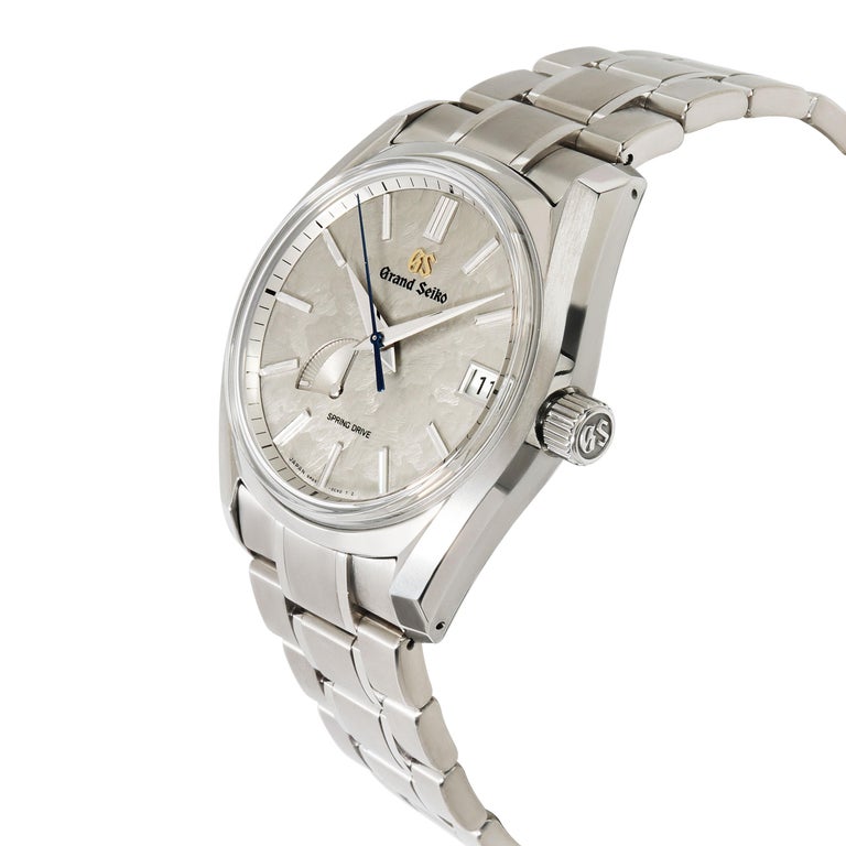 Grand Seiko The Deep Snow of Winter SBGA415 Men's Watch in Titanium For Sale  at 1stDibs