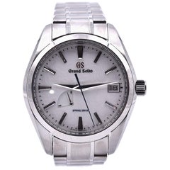 Grand Seiko Titanium Snowflake Dial Watch Ref. 9R65