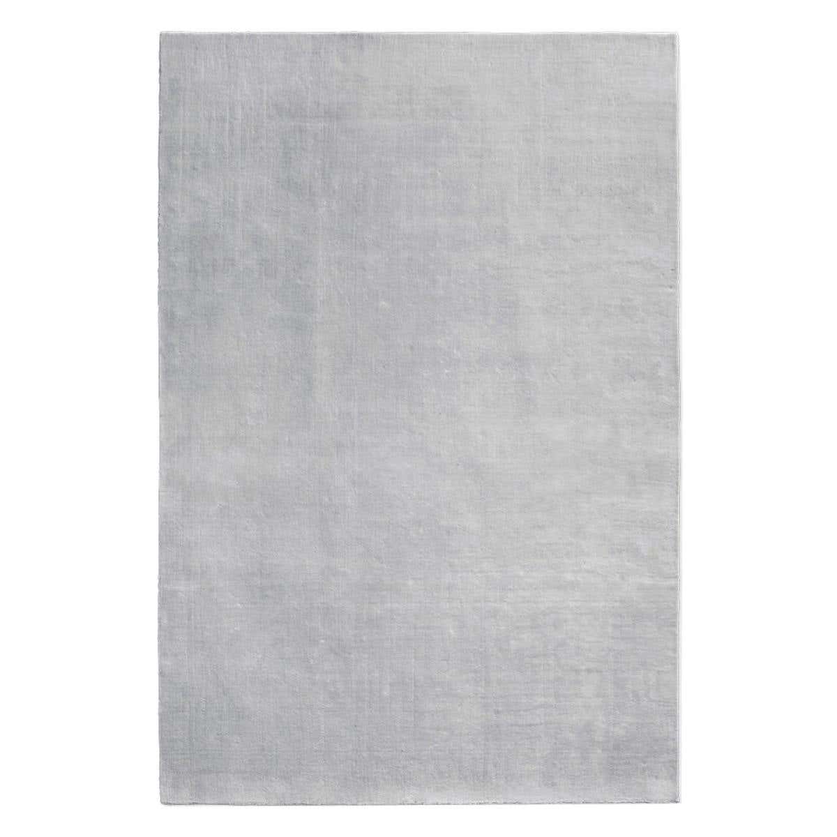 Large Silver Rug Grand Silver, Wool Cut Pile Rug For Sale at 1stDibs | silver wool rug