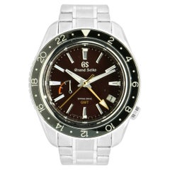 Grand Steele in acciaio inossidabile con trasmissione a molla GMT 44 mm