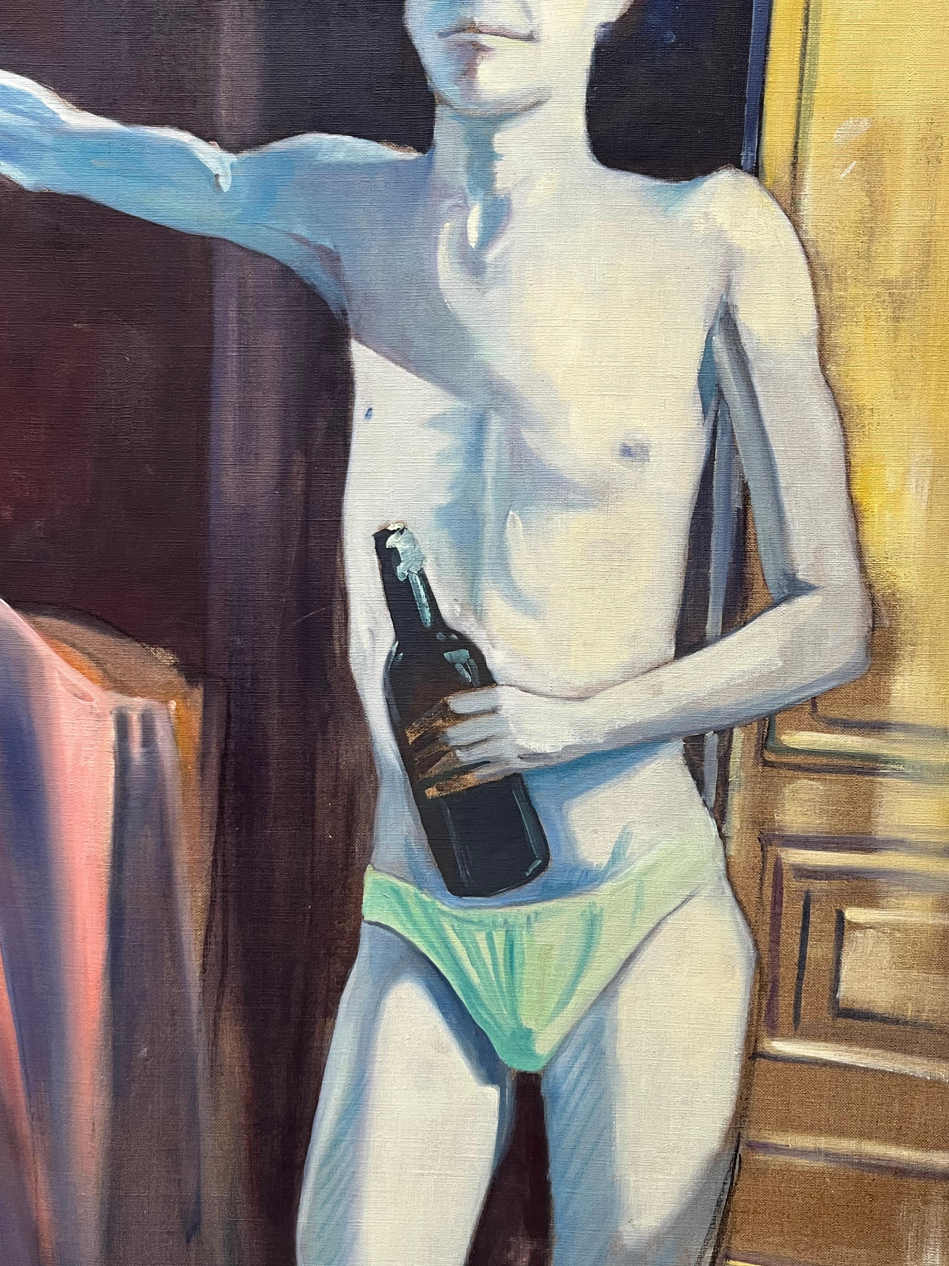 Wunderschönes Tableau im Carré-Format auf Toile 