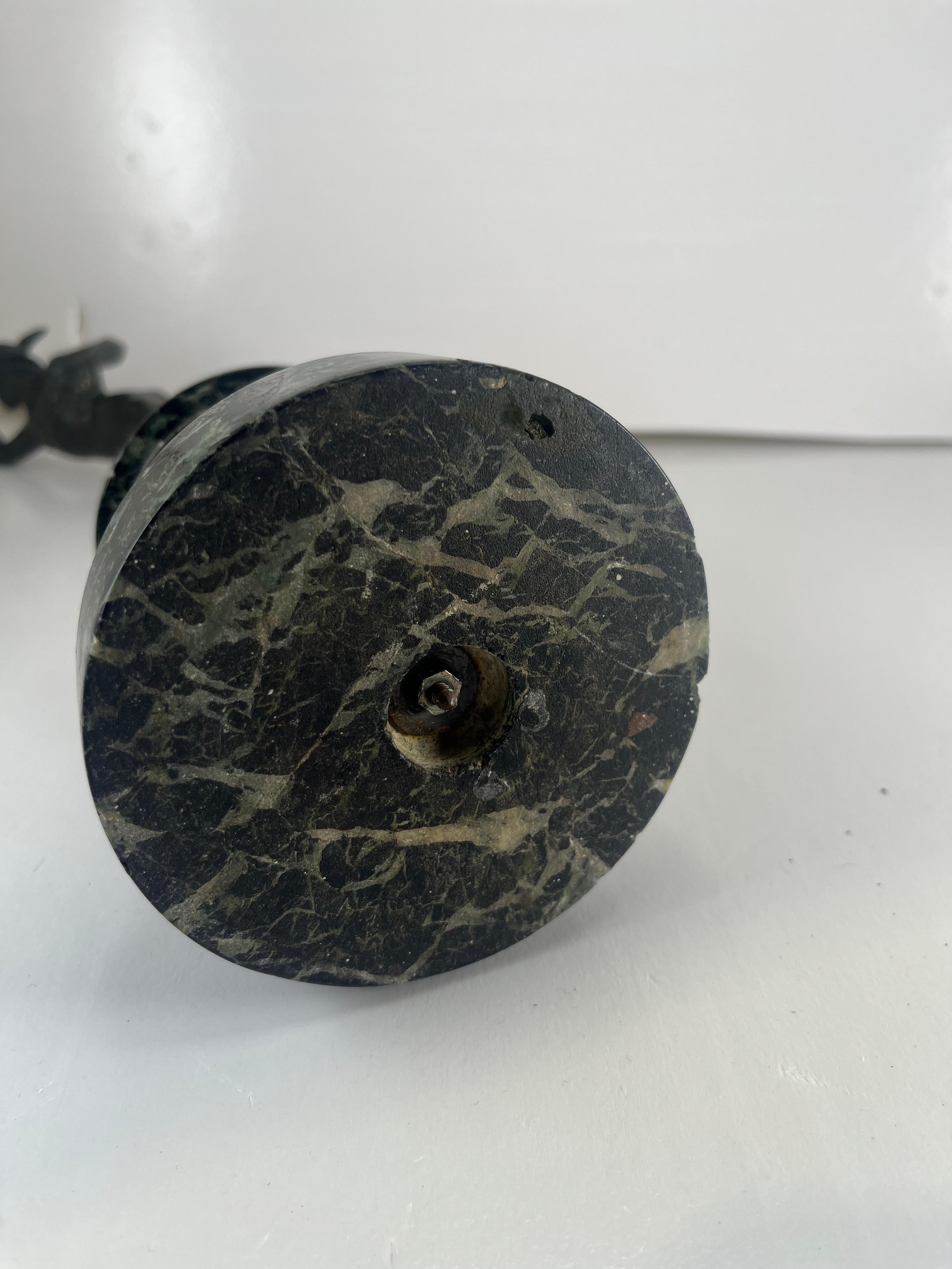 Grand Tour del XIX secolo Bronzo al mercurio su base di marmo e bronzo in vendita 7