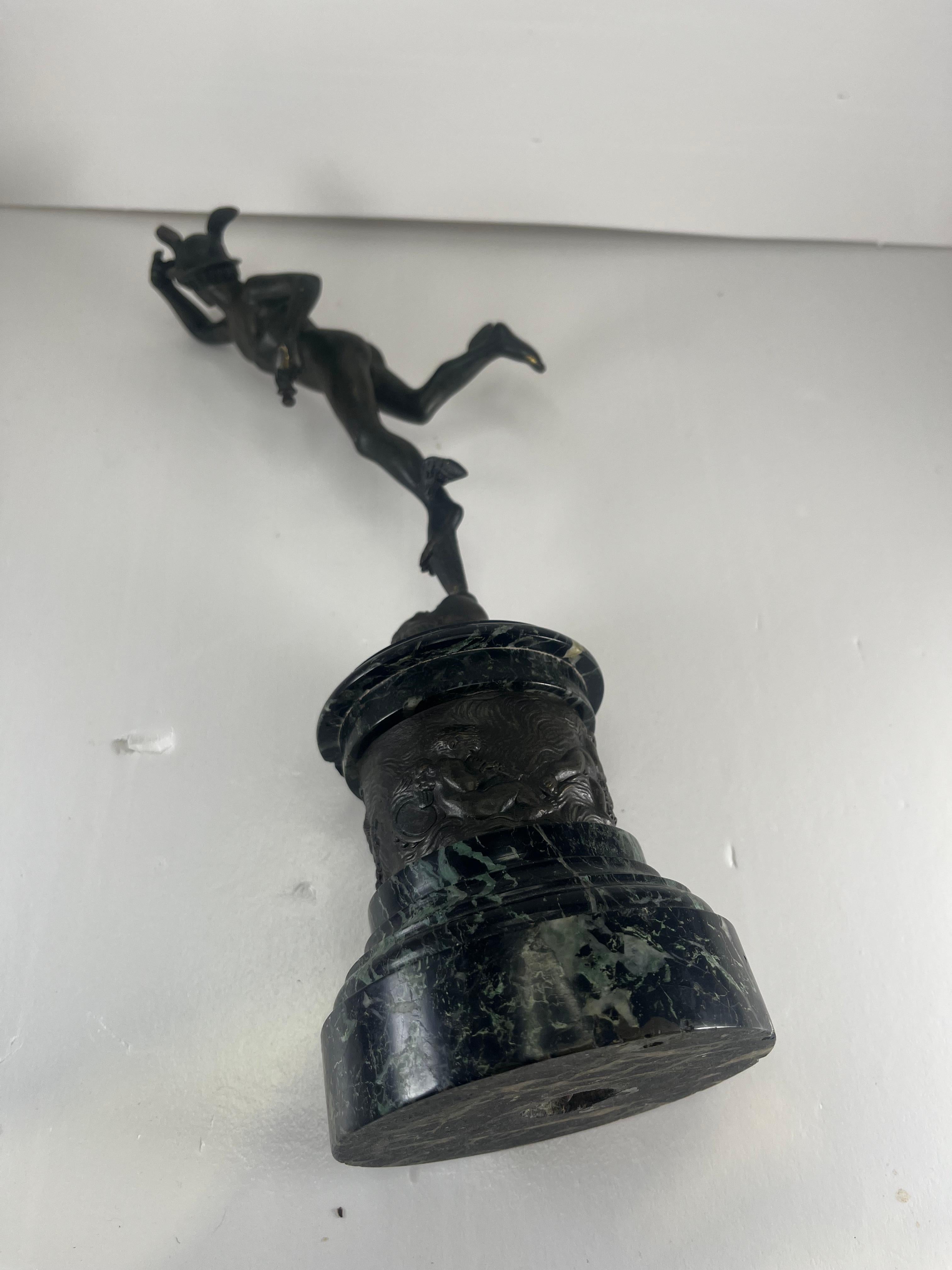 Grand Tour del XIX secolo Bronzo al mercurio su base di marmo e bronzo in vendita 8