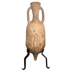 Grand Tour Amphora-Vase, dekoriert mit klassischen Figuren