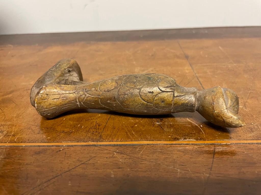 Grand Tour Ancient Egyptian Style Carved Soapstone Figure of Horus For Sale 10