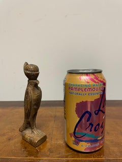 Grand Tour Ancient Egyptian Style Carved Soapstone Figure of Horus