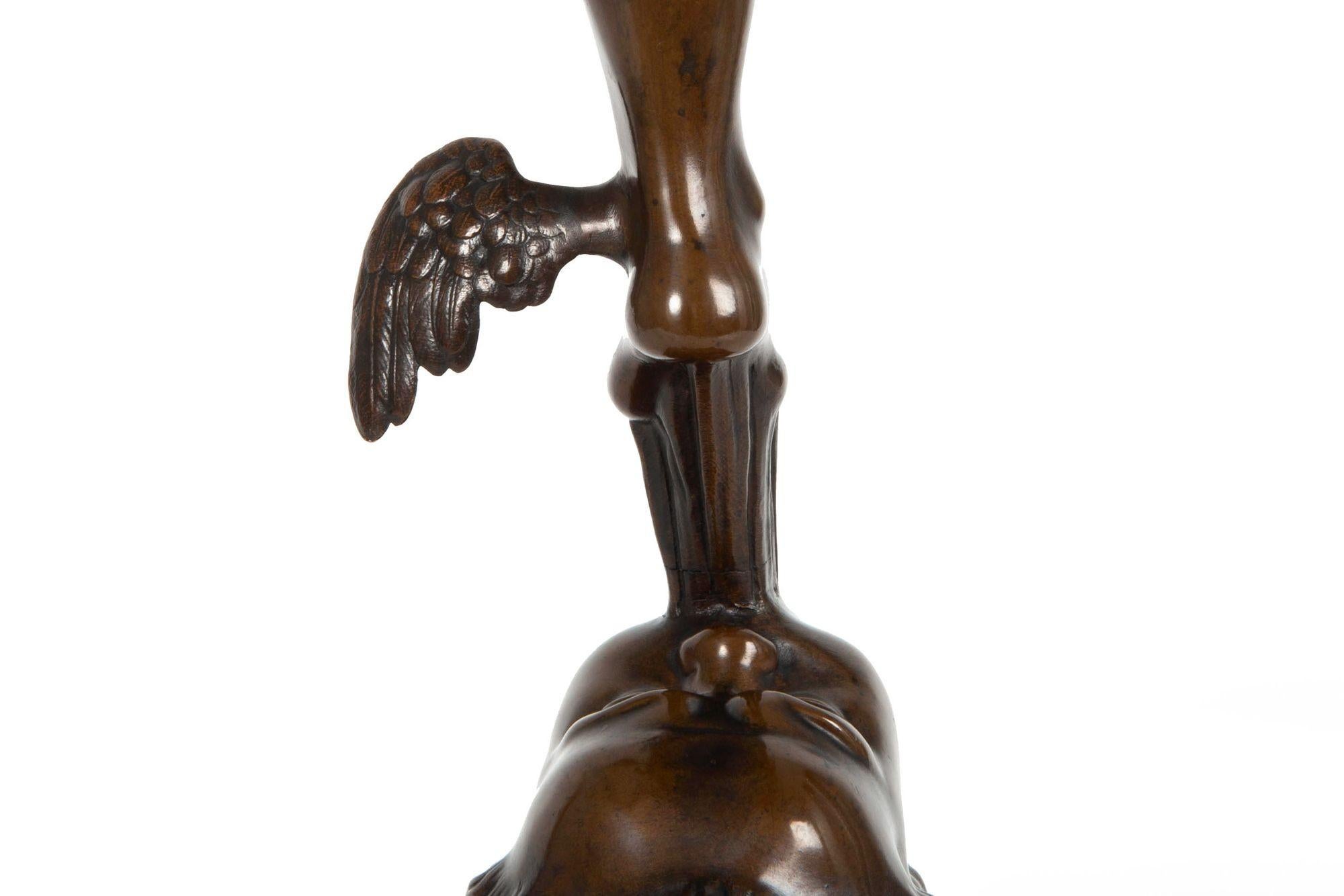 Grand Tour Barbedienne French Bronze Sculpture “Mercury” after Giambologna 12