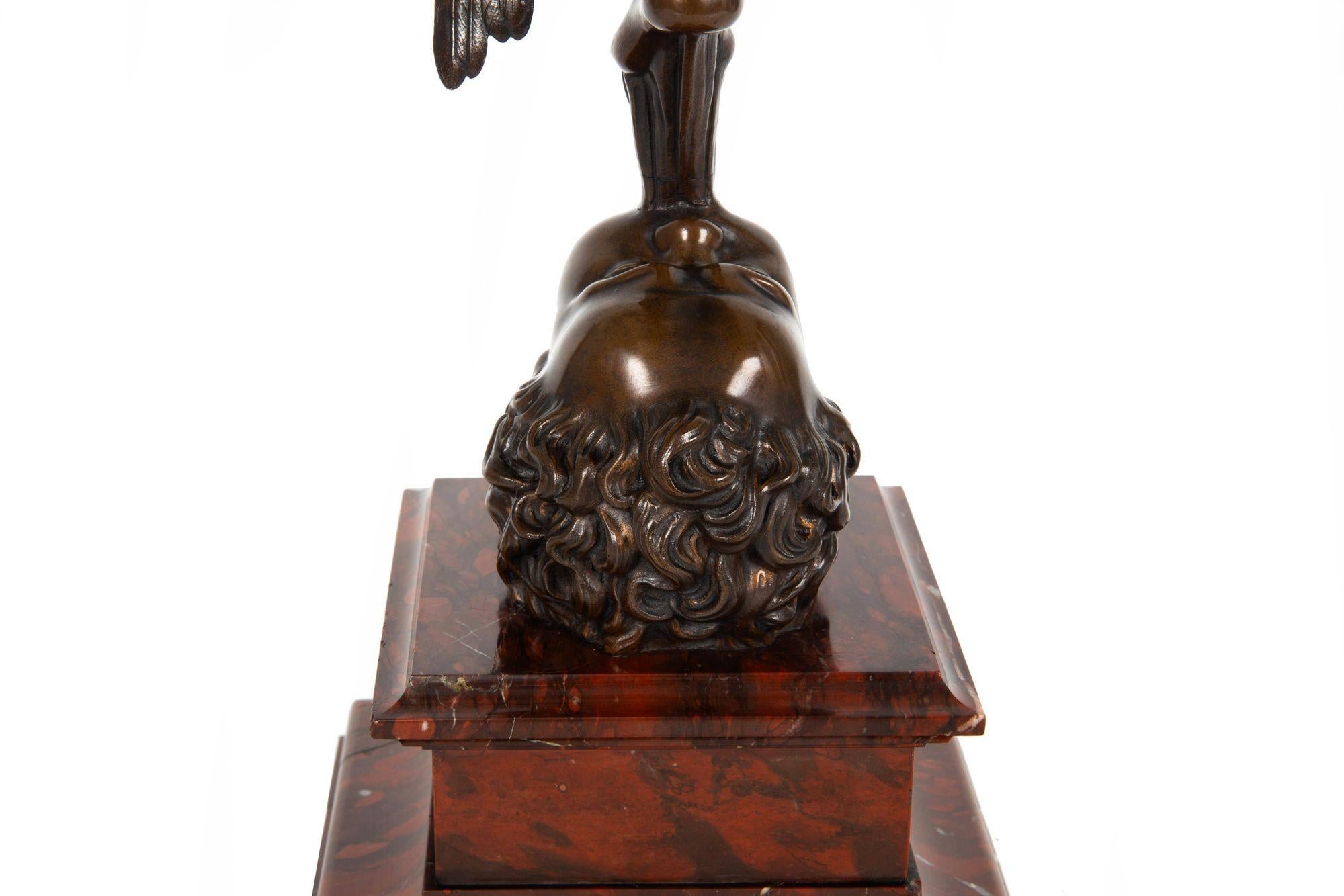 Grand Tour Barbedienne French Bronze Sculpture “Mercury” after Giambologna 13