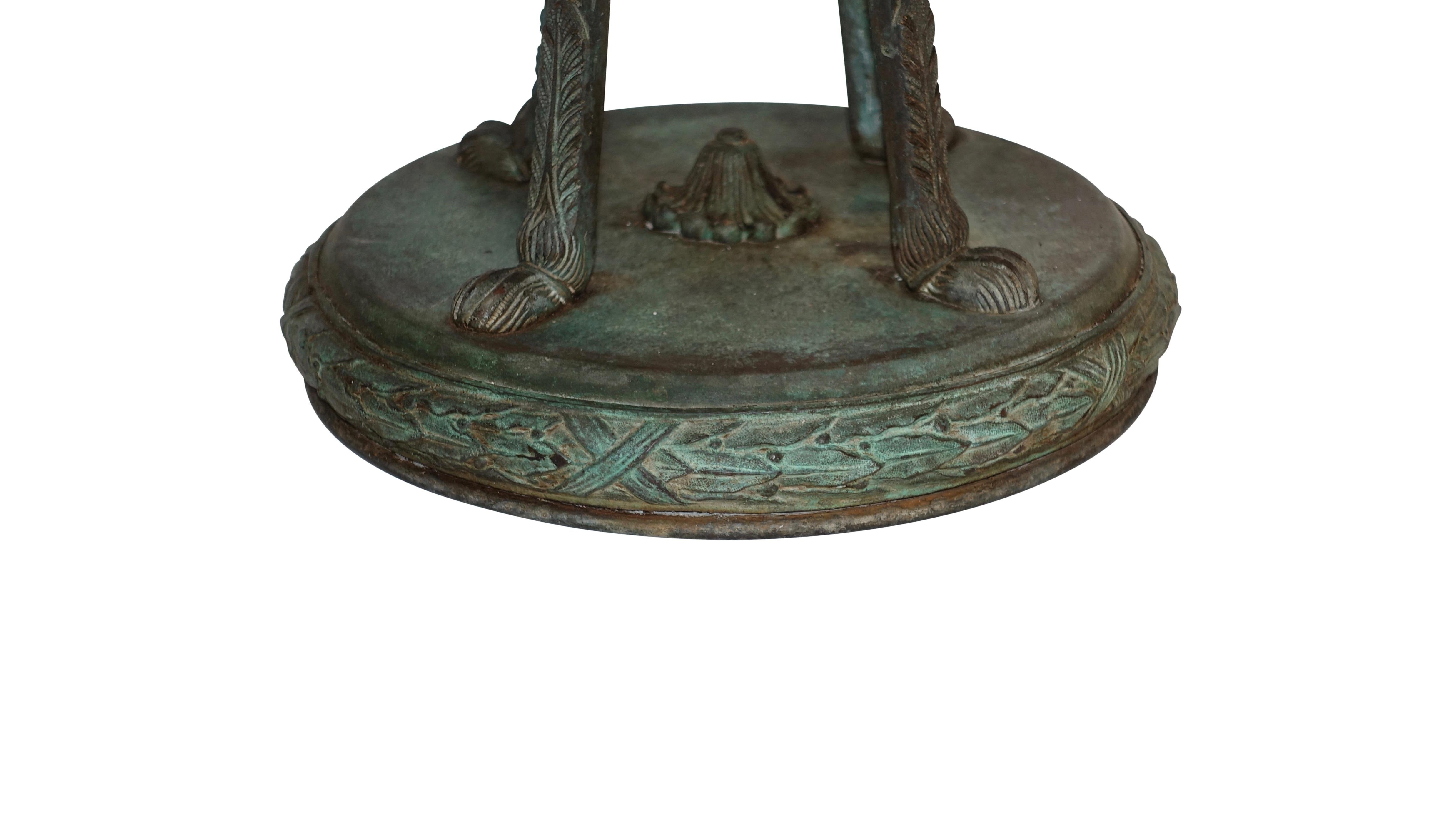 Grand Tour Bronze and Alabaster Tazza, Italian, Late 19th Century For Sale 5