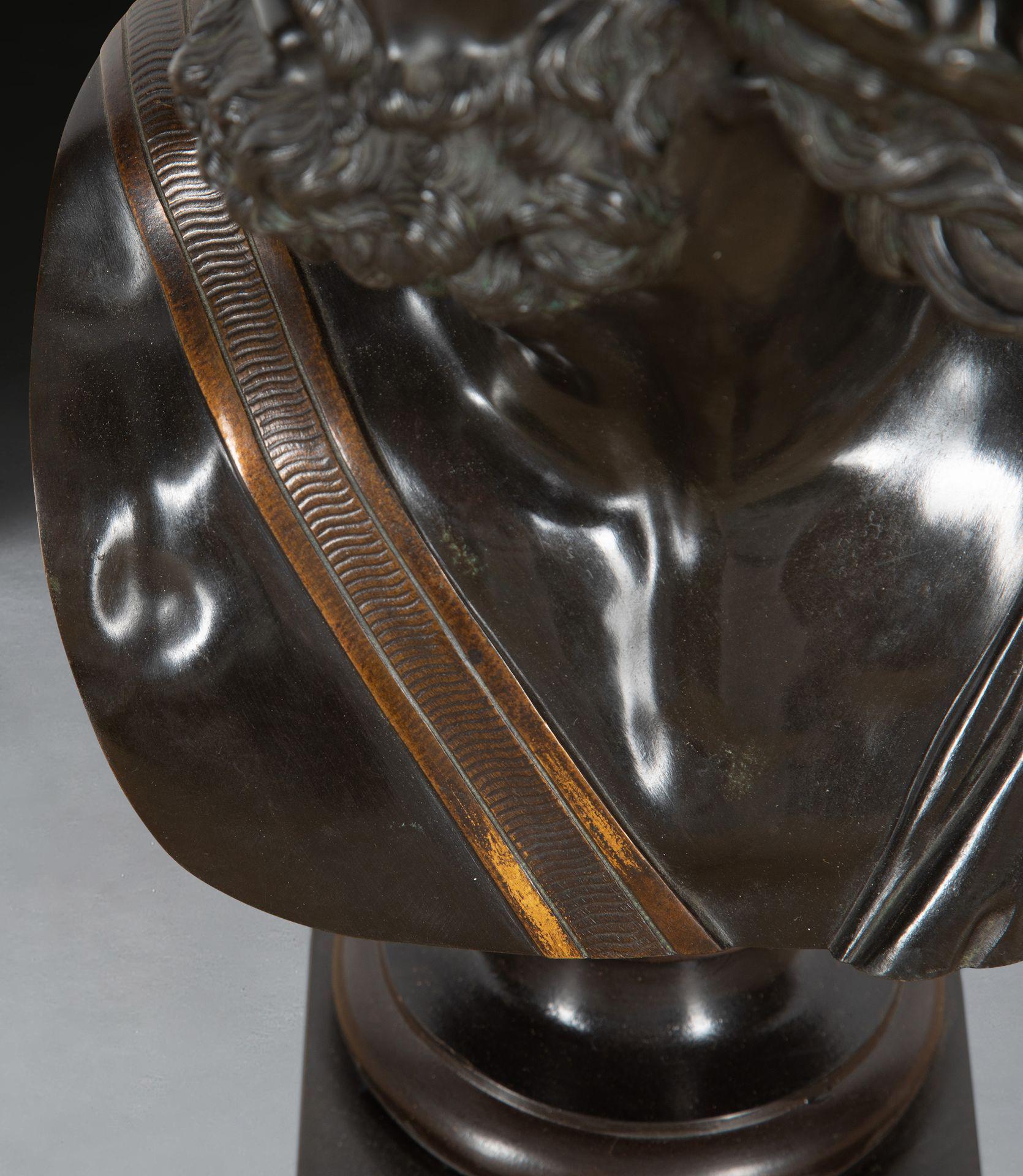 Grand Tour Bronze Bust of Ajax 3