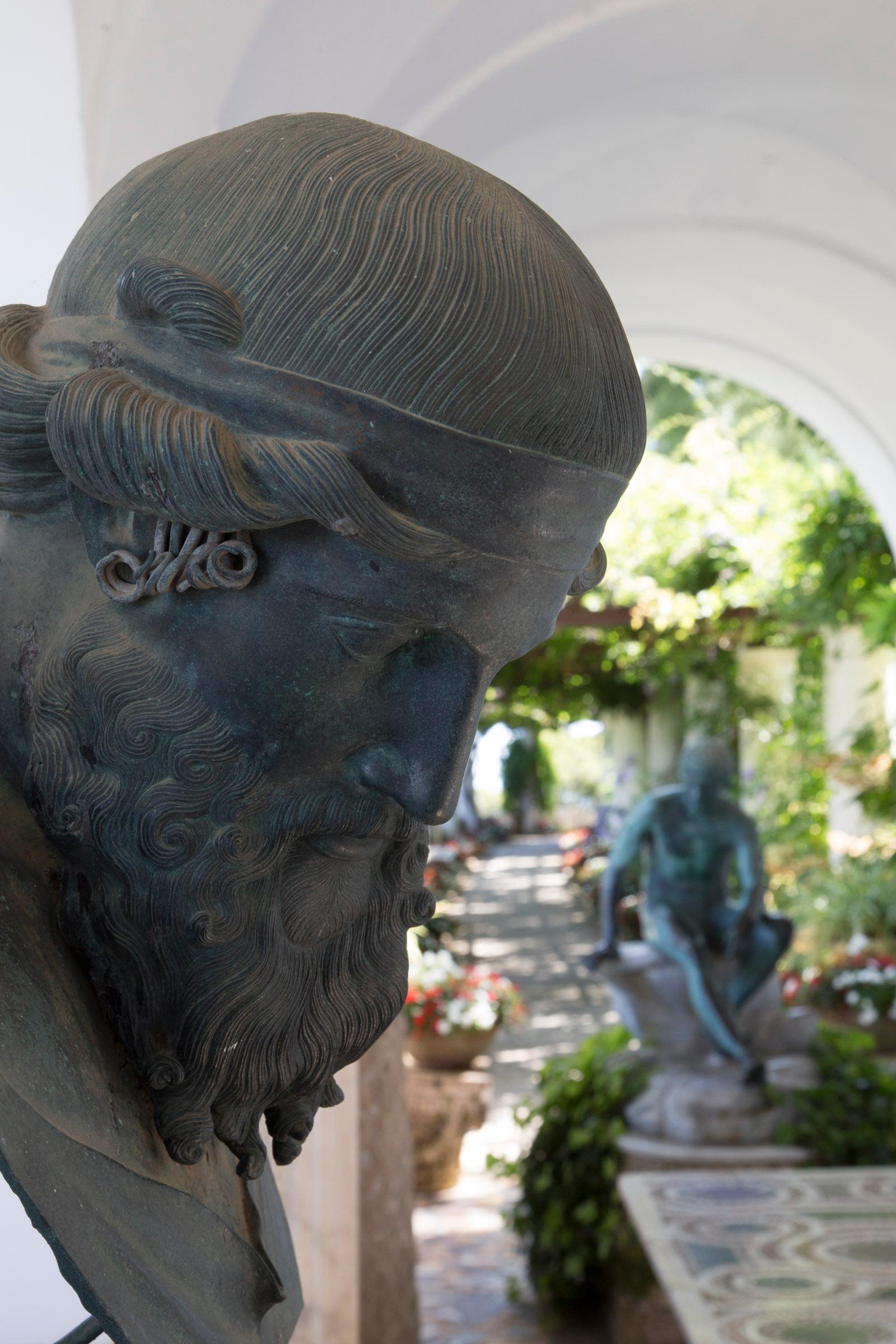 Large 19th Century Bronze Bust For Sale 7