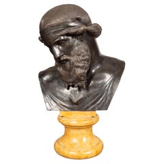 Gran Tour Busto de bronce de Dioniso de la Villa de los Papiros