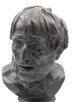 Grand Tour Bronze Bust of Seneca