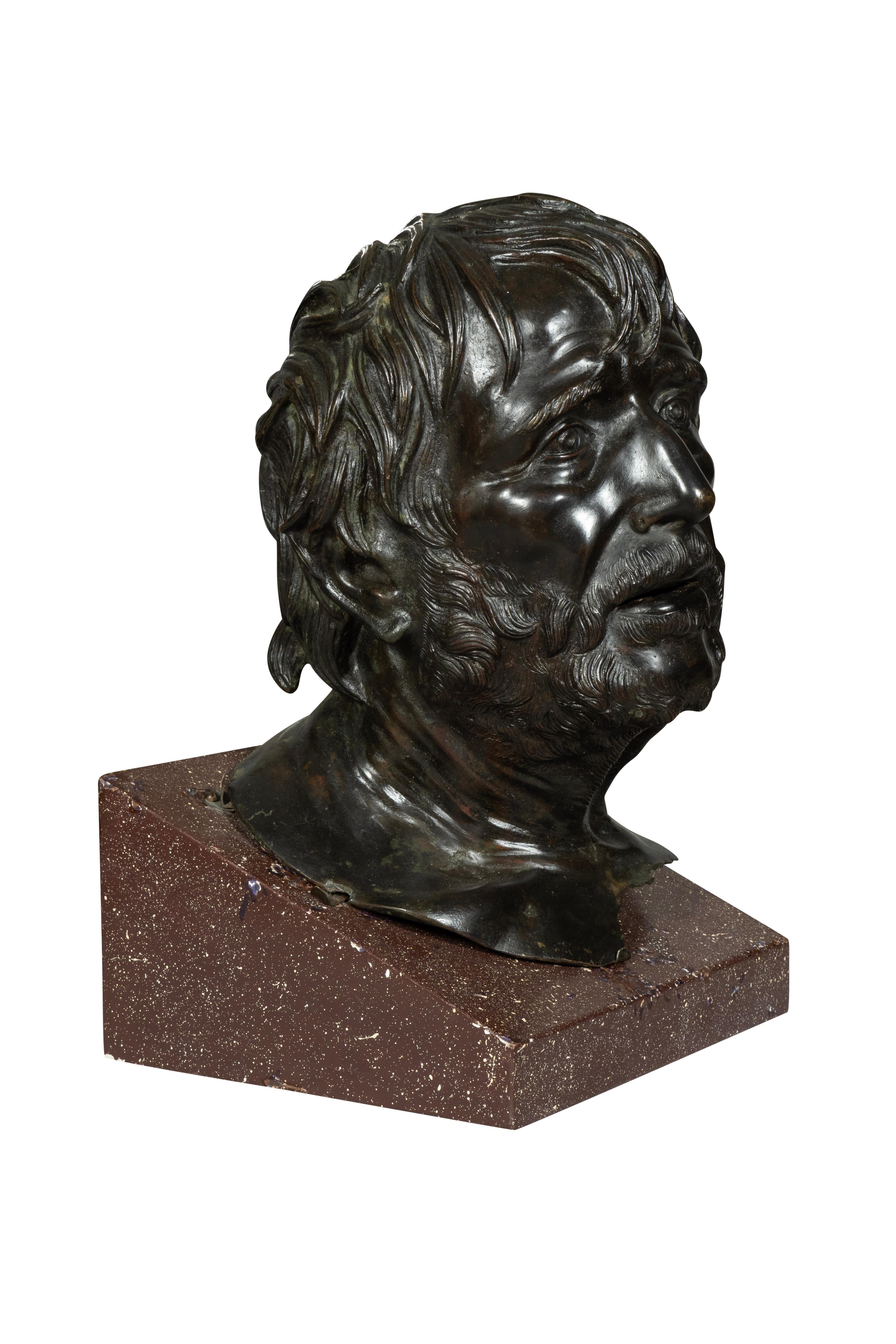 Gran Tour Busto de bronce de Séneca Grand Tour en venta