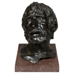 Gran Tour Busto de bronce de Séneca